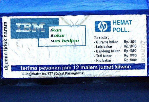 Nama-nama Warung Plesetan Produk Terkenal