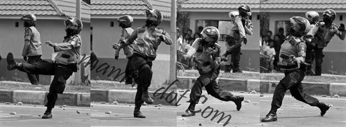 &#91;HOT&#93; Foto-foto bentrokan Mahasiswa Vs Polisi