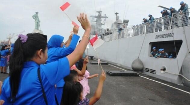 KRI Diponegoro-365 Emban Misi Kedua ke Lebanon
