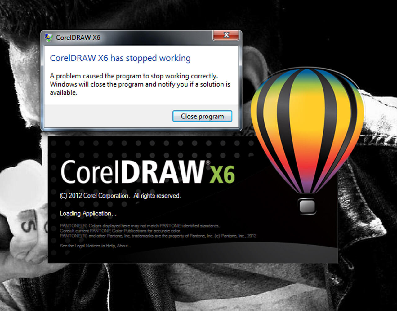 (HELP) Corel Draw X6 Has Stopped Working, please bantu dong gan