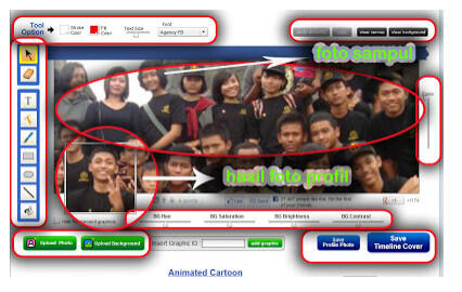 cara menyambungkan poto sampul dengan poto profil facebook