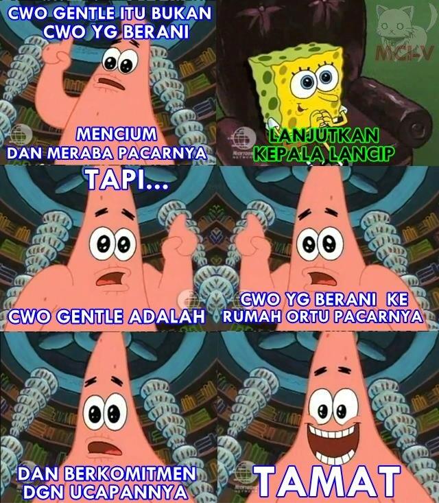 Pesan bijak Patrick Star buat agan yang pacaran