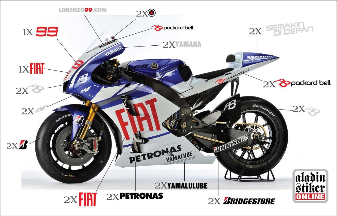 STRIPING TAGLINE, PELEK, MINIMALIS STICKER