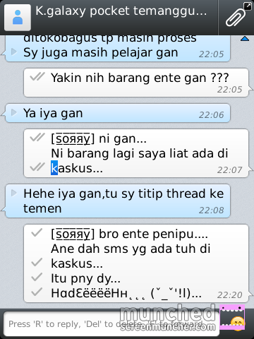 Peringatan gan, hati-hati terhadap nomor ini 083845736333