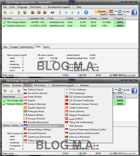 Cara Mudah Upload Gambar, Musik, dan Software ke 788 Web Hosting di Dunia