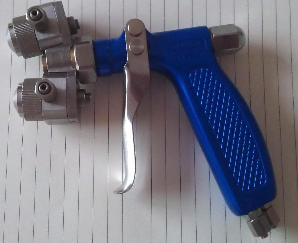 Double Head Spray Gun / Spray Gun Mata Dua untuk Krom Semprot atau Spray On Chrome
