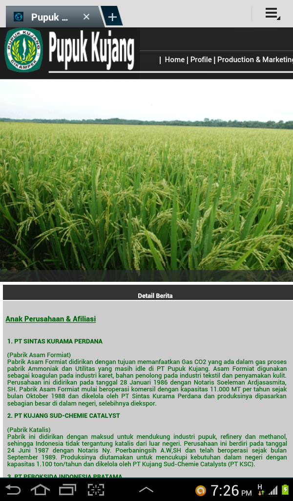 PT. Kujang Sud-chemie Catalyst