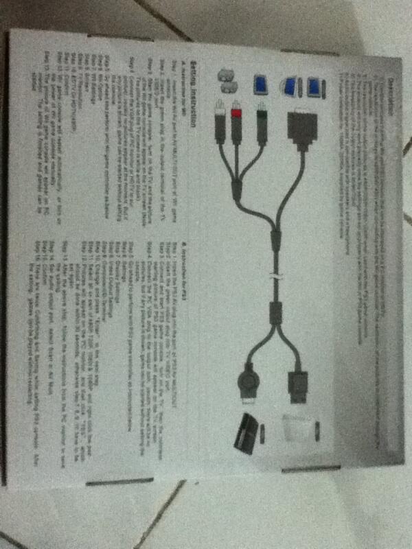 WTS PS3/WII VGA Cable