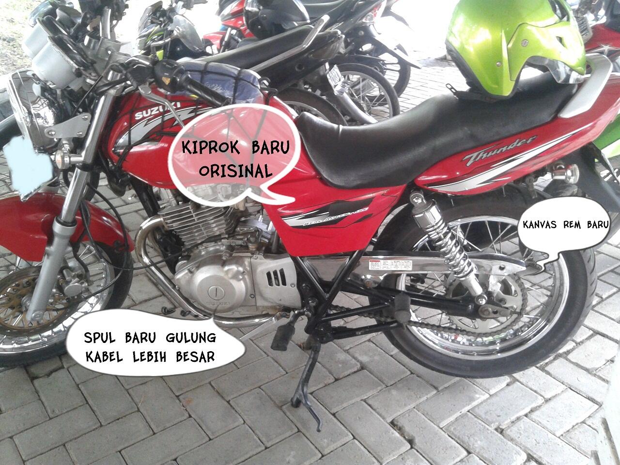 Terjual Suzuki Thunder 250 Gsx 250 2001 Sehat Murah