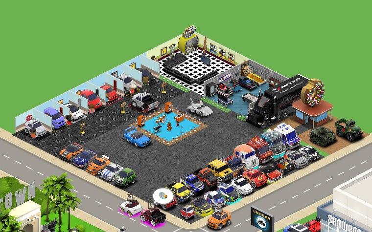 Siapa yang masih main game car town di facebook?