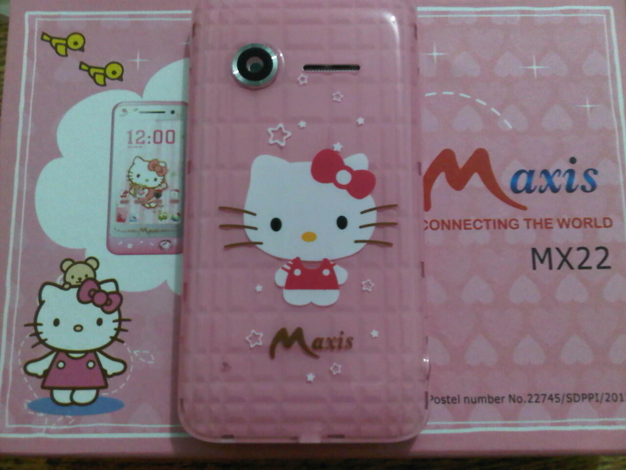 HP HELLO KITTY MAXIS MX22 TOUCH SCREEN MURAH (GAR RESMI 1 TAHUN)