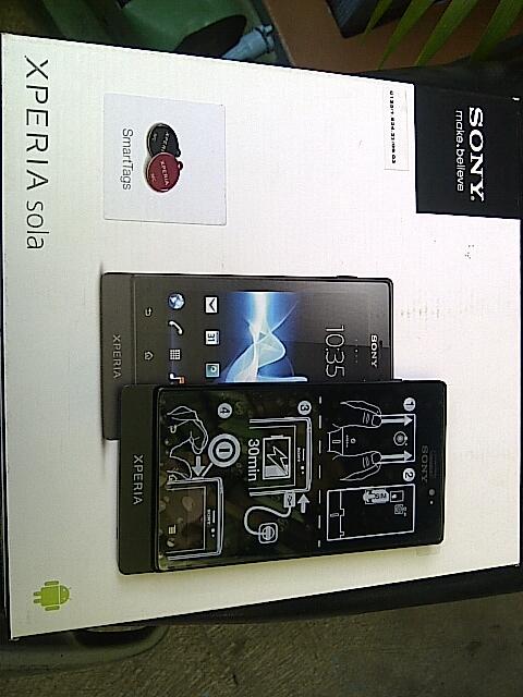 Bandung - SONY Xperia SOLA, Dual Core+Magic Touch+SmartTags, Baru Seumur Jagung Gan