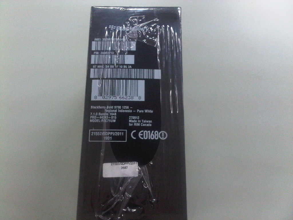 NEW BB ONIX 3 (BELLAGIO 9790) WHITE