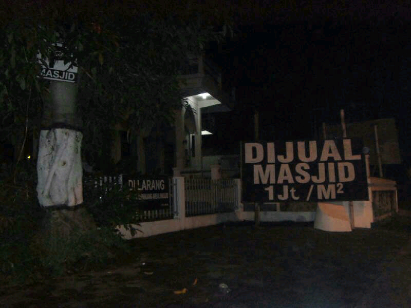 masjid djual,gmn pendapat agan2 (no hoax +pict)