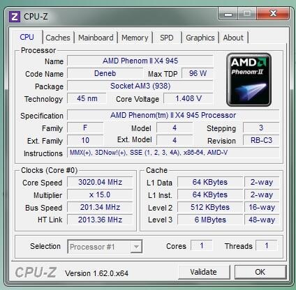 ASK/HELP AMD Phenom II X4 954 ane kenapa cuma kebaca 1core yaa?