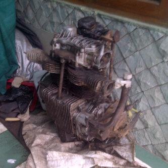 mesin honda TN7 360cc bwt bahan bikin trike,chooper,moge