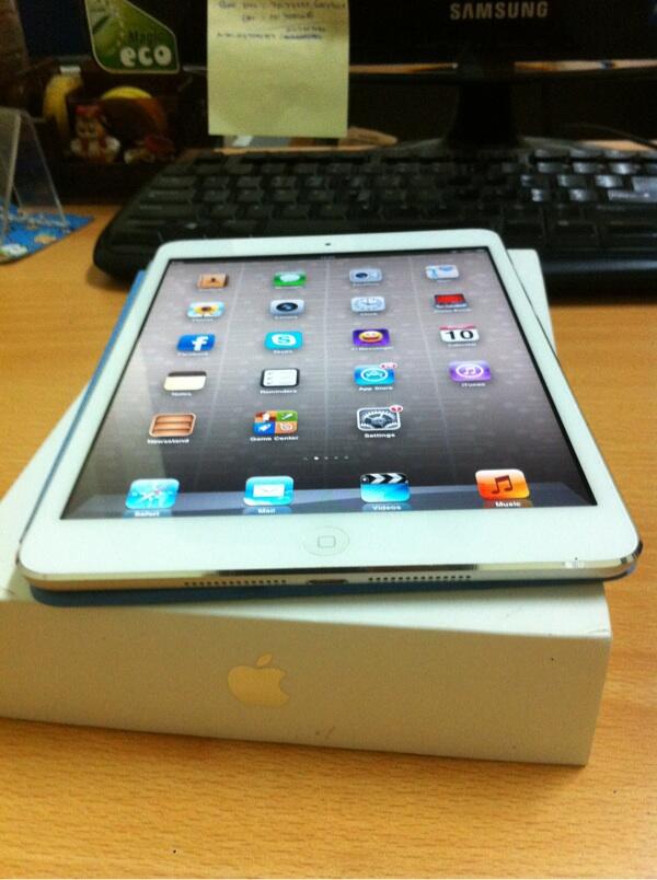 iPad Mini 16GB white Lengkap Wifi Only