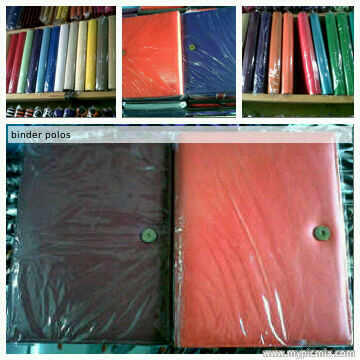 binder polos dan motif