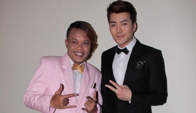 "Sarangheyo" sule sekarang duet sama artis korea gan!
