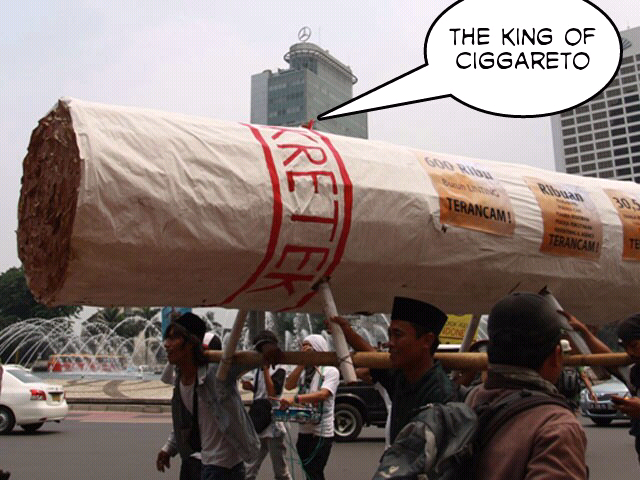 rokok masa depan, the king of ciggareto(semoga manjur ngakaknya)