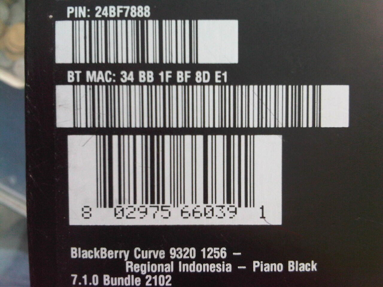 BLACKBERRY 9320 Amstrong PIN CANTIK 24BF7 888, TAM ... @ Kediri