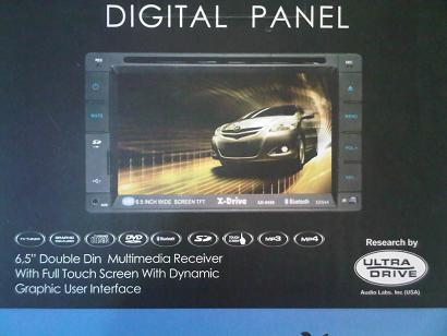 DIJUAL Double Din Merk X-DRIVE KONDISI BARU BERGARANSI