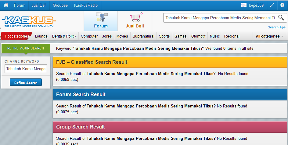 Tahukah Agan Mengapa Percobaan Medis Sering Memakai Tikus?