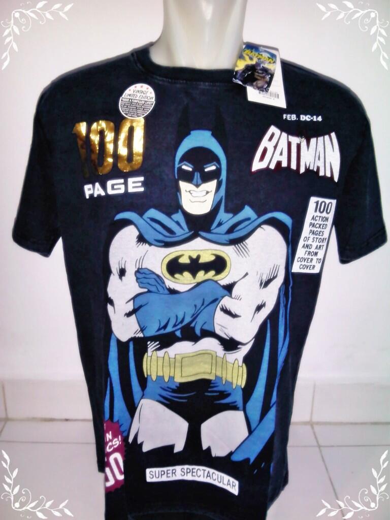 Terjual DC Comics T-Shirt ORI Thailand 