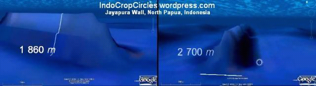 Misteri Tembok Lurus di Dalam
Laut Utara Papua