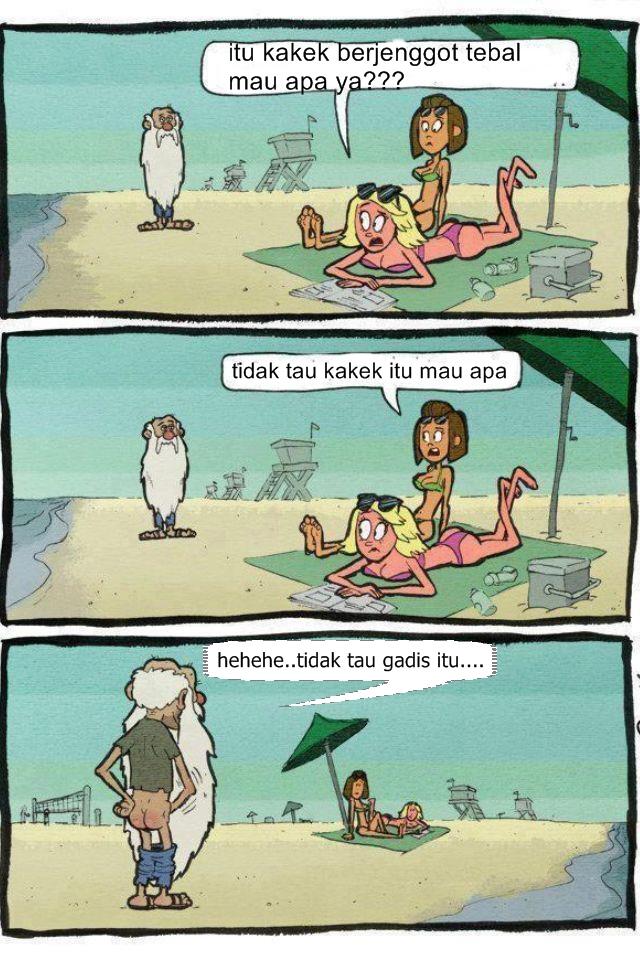 Sedang apa Kakek itu????
