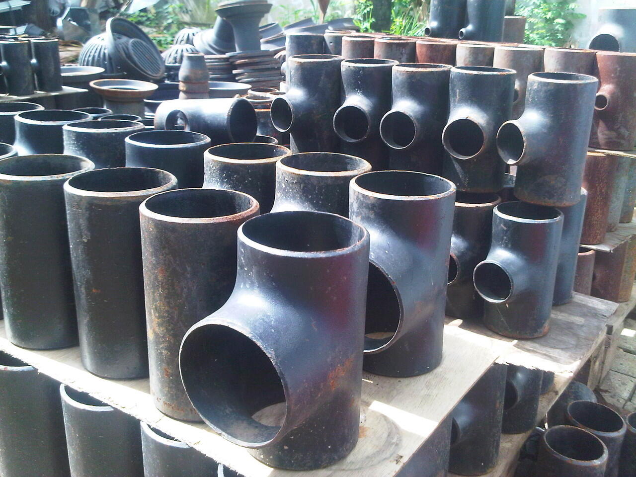 Terjual Jual Fitting Pipa  TSP Galvanized  Black Steel 