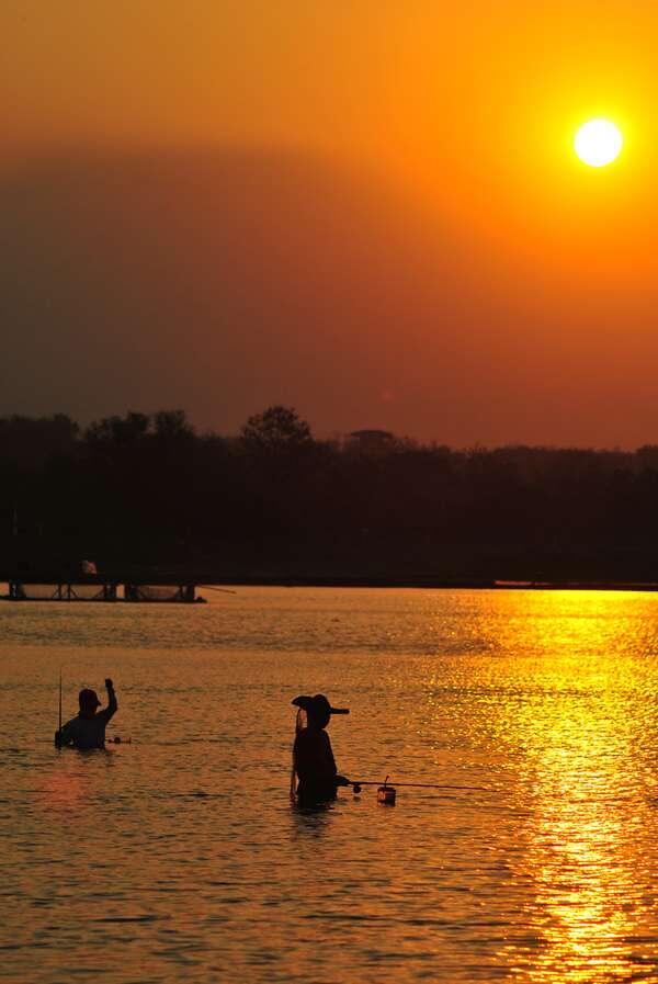 PANORAMA SUNSET DI WADUK CENGKLIK [ KUTA KALAH GAN ]