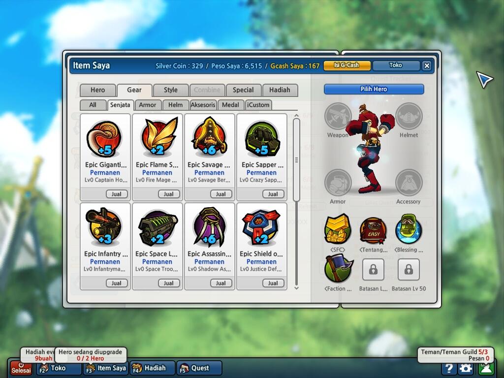 J> lostsaga d3petik 5, 10 herper 10 rare item, murah meriah
