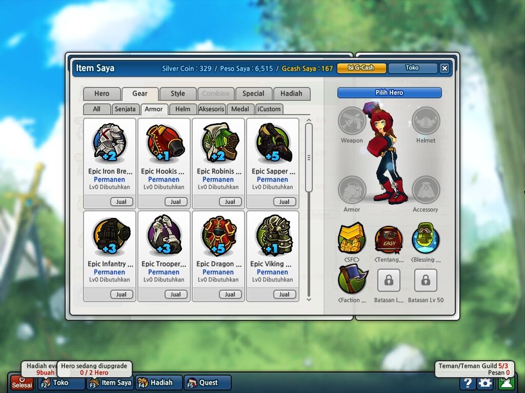 J> lostsaga d3petik 5, 10 herper 10 rare item, murah meriah