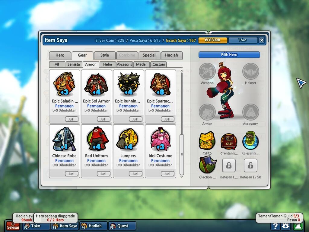 J> lostsaga d3petik 5, 10 herper 10 rare item, murah meriah