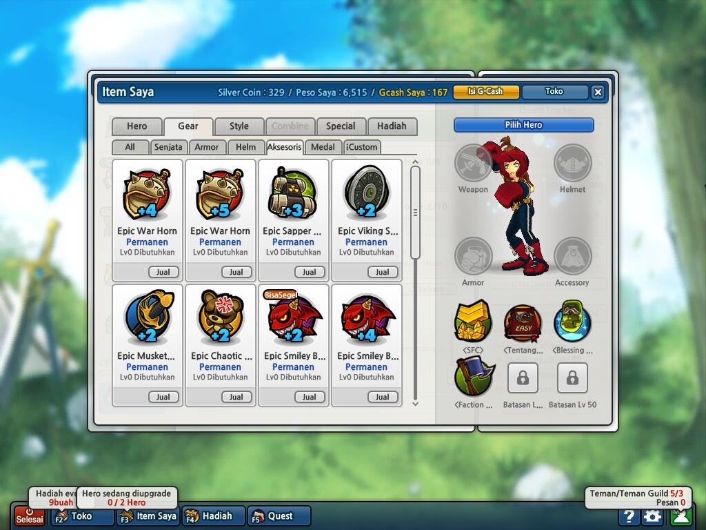 J> lostsaga d3petik 5, 10 herper 10 rare item, murah meriah