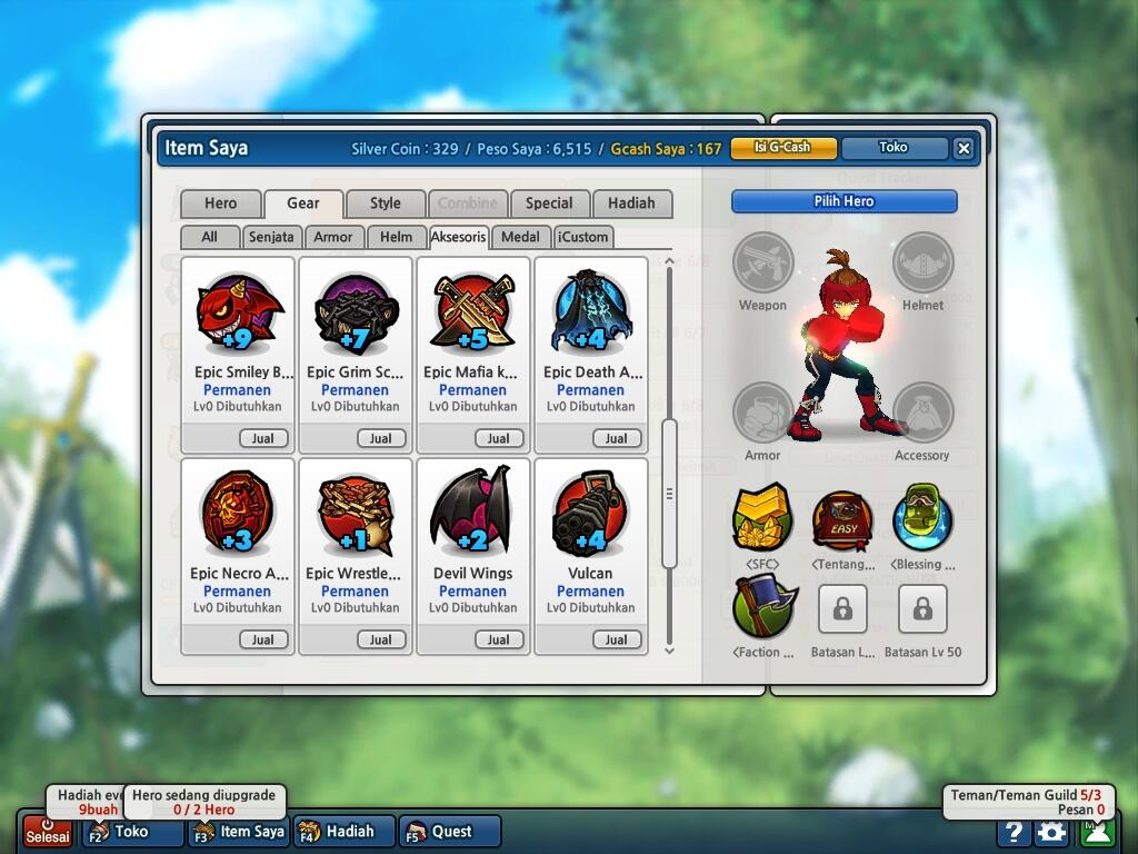 J> lostsaga d3petik 5, 10 herper 10 rare item, murah meriah