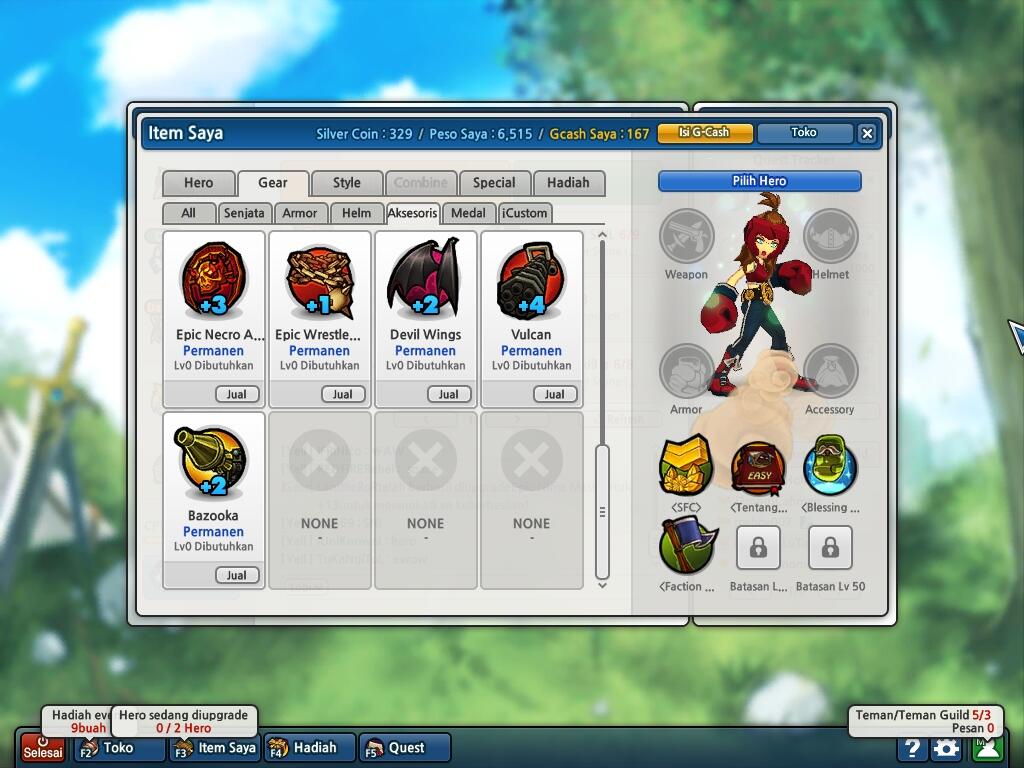 J> lostsaga d3petik 5, 10 herper 10 rare item, murah meriah