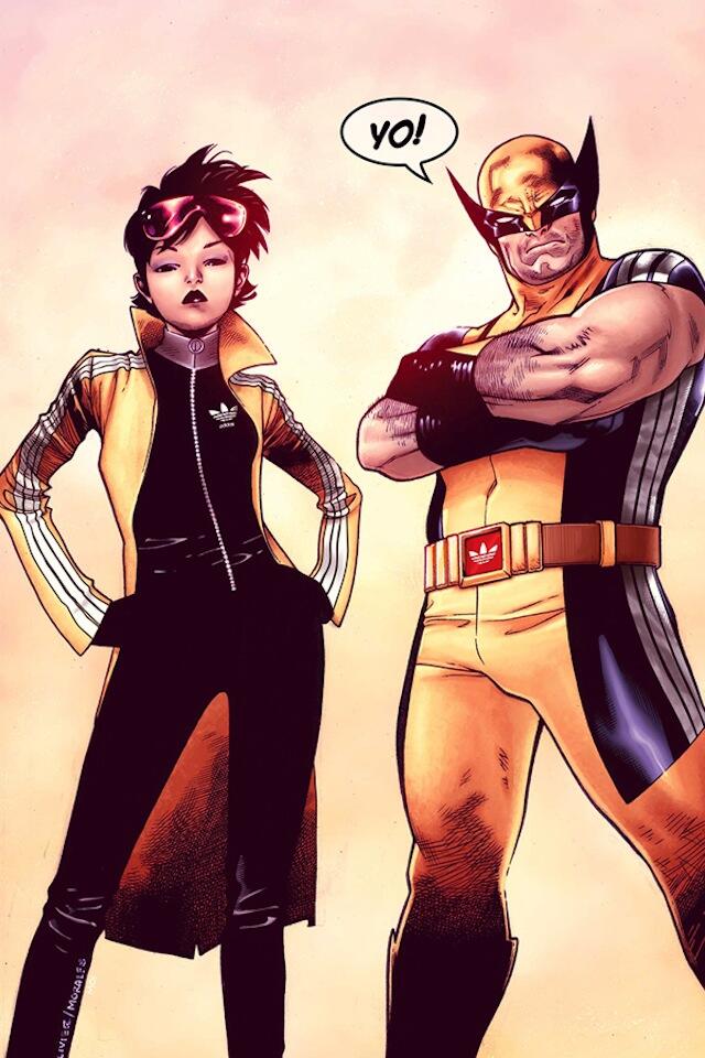 Gini jadinya kalo Superheroes pake sponsor