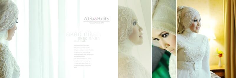 Hasil editan album wedding