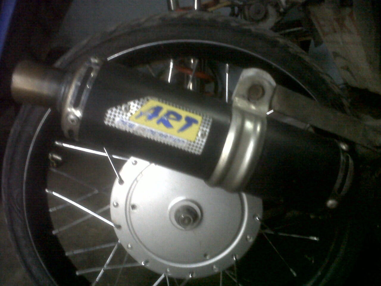 WTS knalpot art kompetisi for mio 1 minggu pake