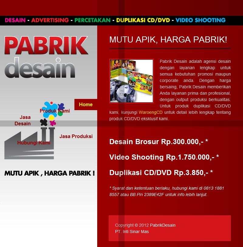 Melayani Desain dan Replikasi VCD/DVD