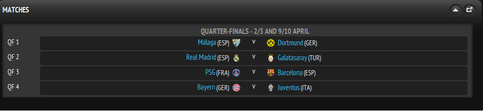 HASIL DRAW UCL GAN