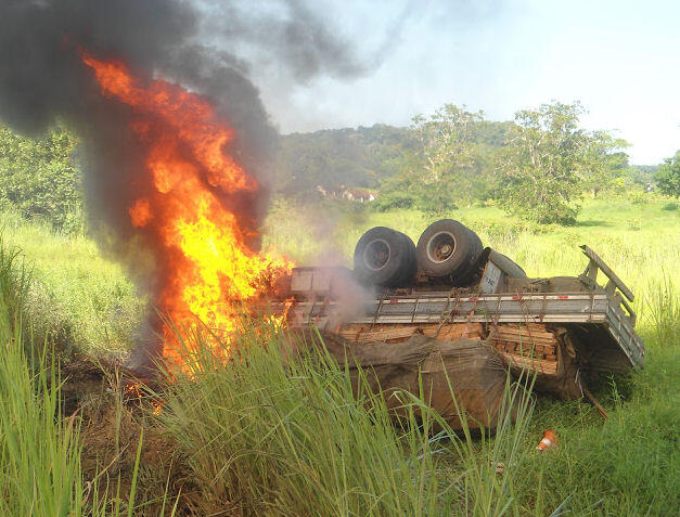 Truck Crash And The Benefits Of A Seatbelt