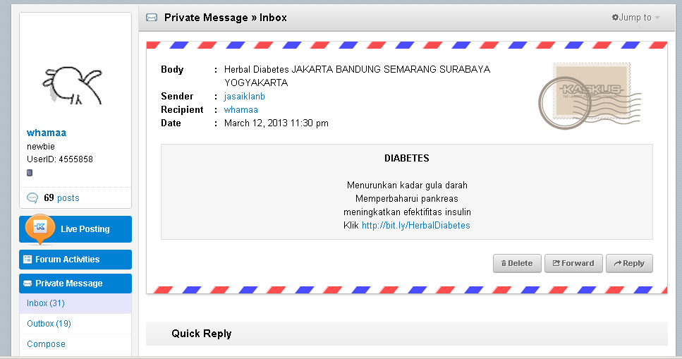 Mungkin PM merajarela karena ada ini
