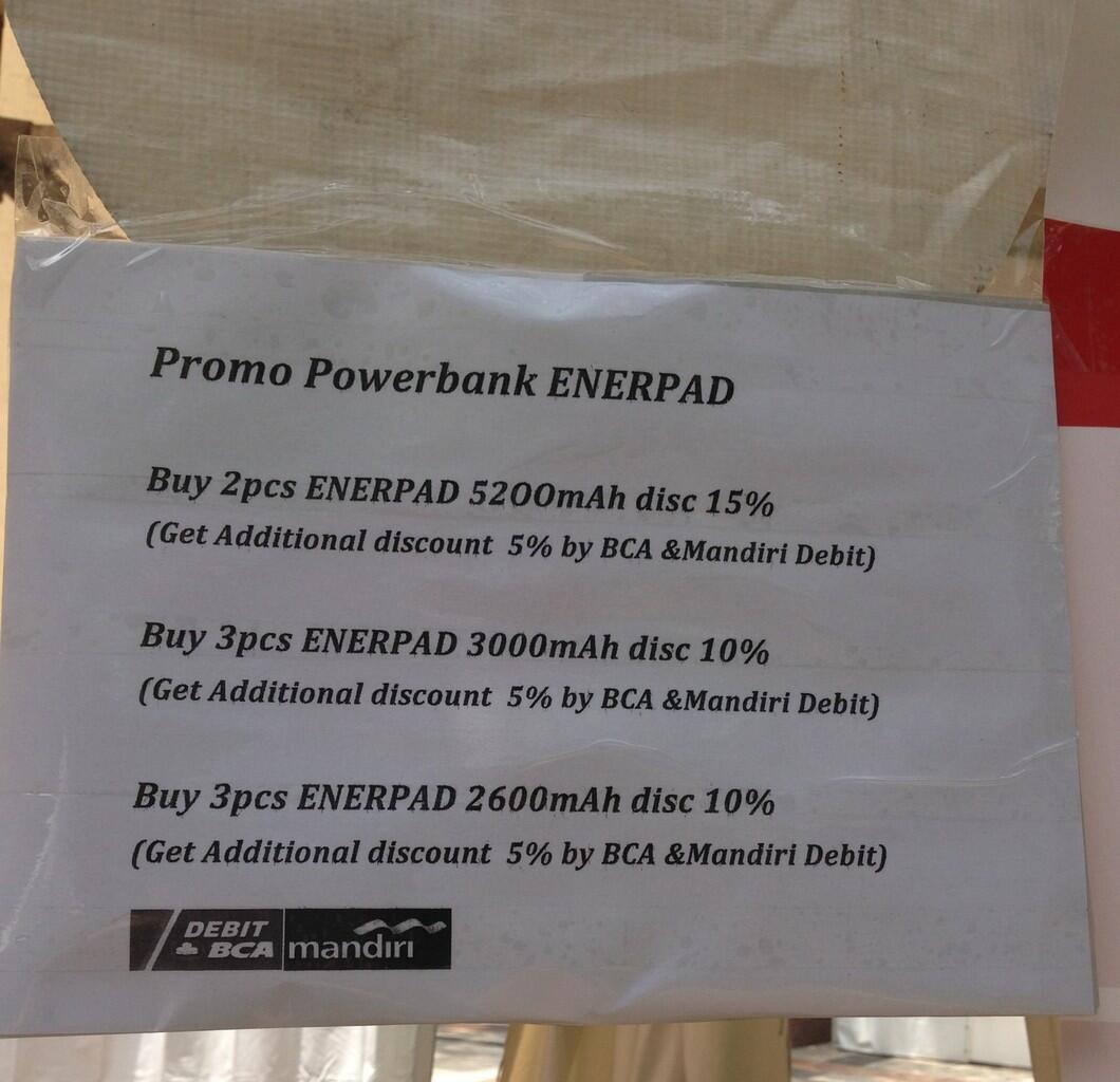 Pameran Power bank ENERPAD di UNIVERSITAS PELITA HARAPAN - LIPPO KARAWACI