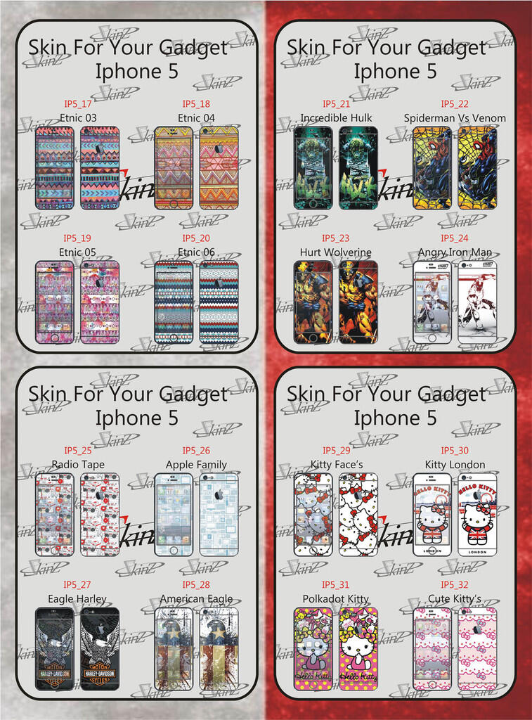 7print-Sticker Anti Gores u/ semua tipe HP&Gadget-3M,Carbon,Transparant&Custom.