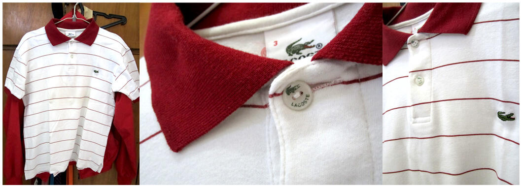 FRED PERRY (SHIRT, POLO SHIRT & T SHIRT) & LACOSTE (STRIPE POLO SHIRT)