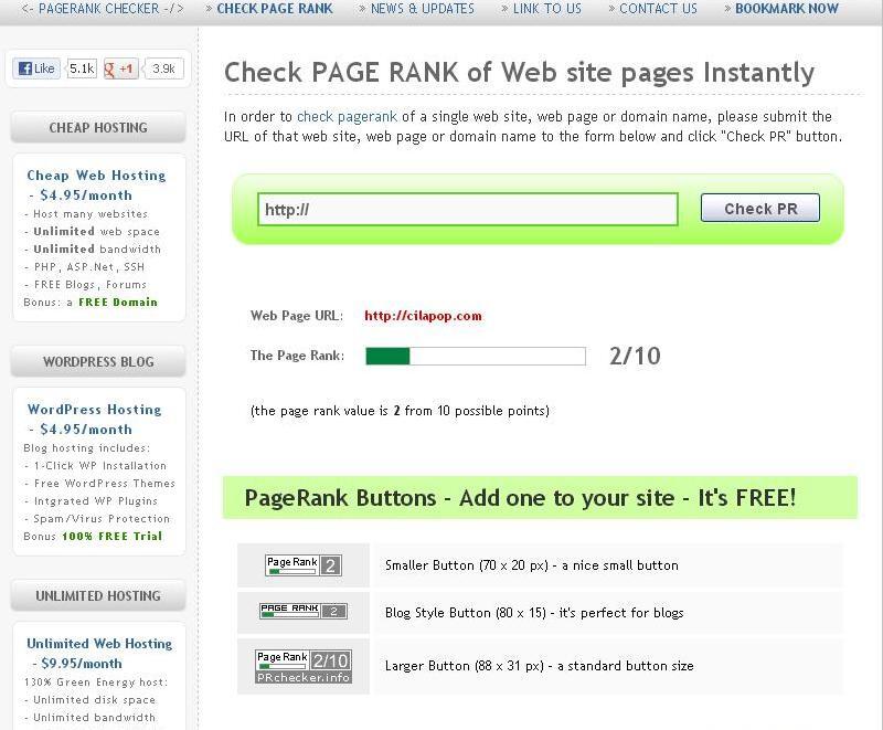 Jual Website Pagerank 2 Google, Usia Baru 2 Bulan
