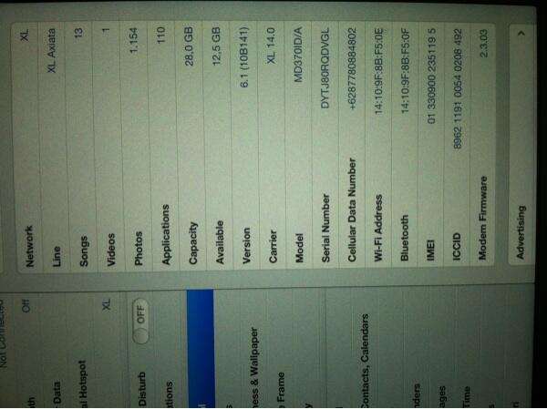 Wts ipad 3 white 32gb Gsm + Wifi baru 4 bulan jalan